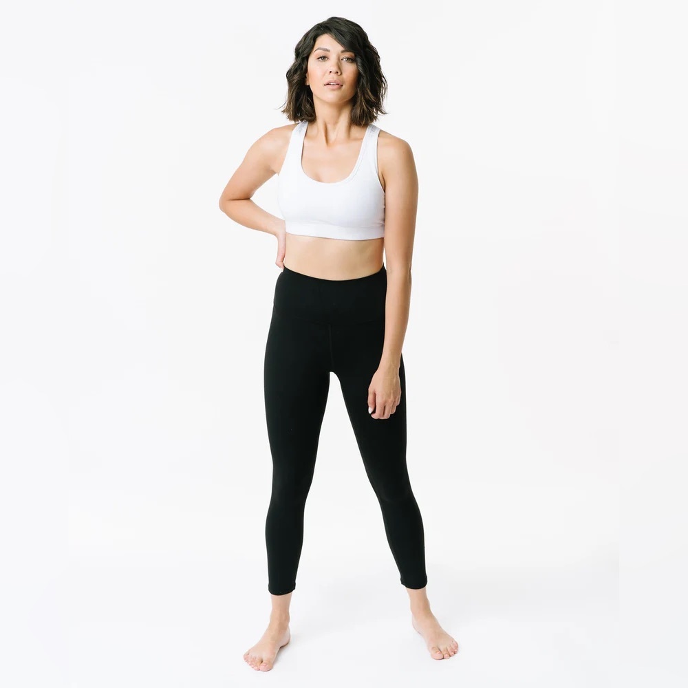 Zyia Active Women’s Classic Black Ascend High Rise Leggings 24” Inseam Size 12